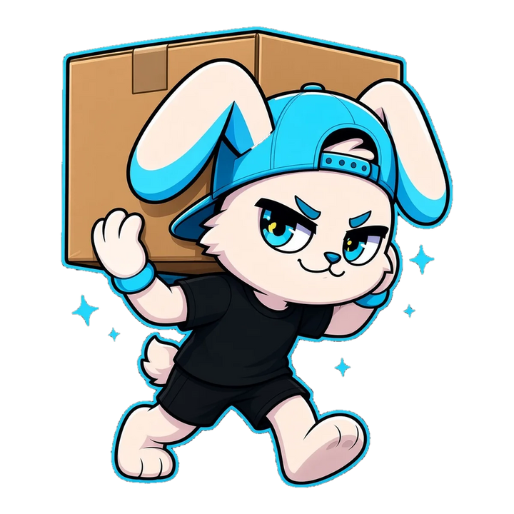 Rove carrying a parcel on his back