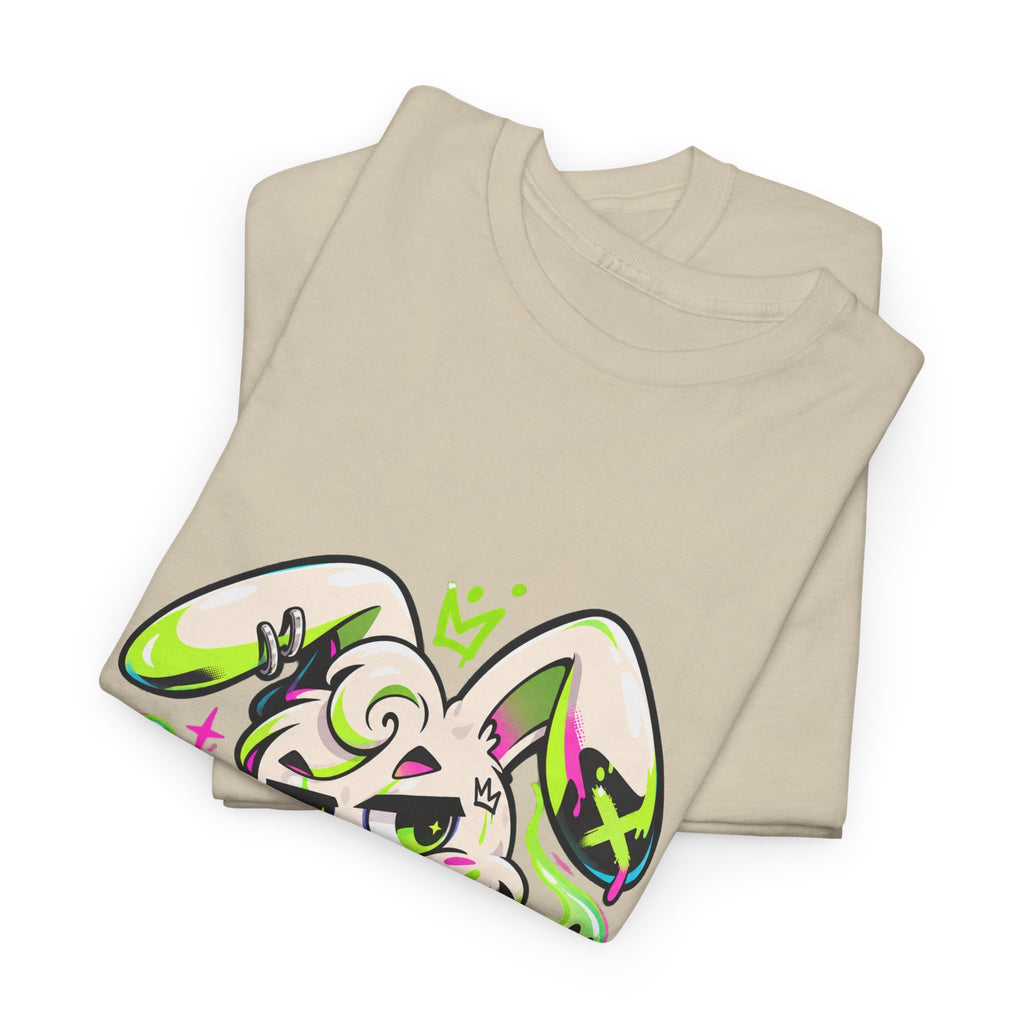 Neon Goth Bunny Heavy Cotton Tee