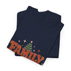 Retro Family Christmas 2026 Heavy Cotton Tee