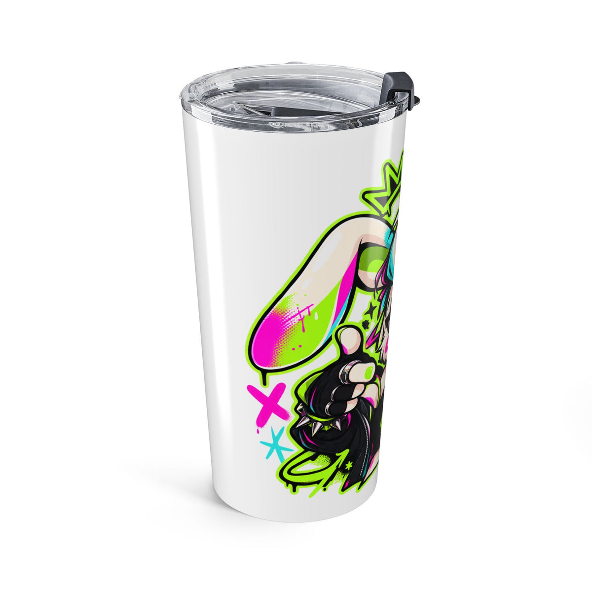 Punk Bunny Graffiti 20oz Tumbler