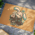 Graffiti Rabbit Coffee Doormat