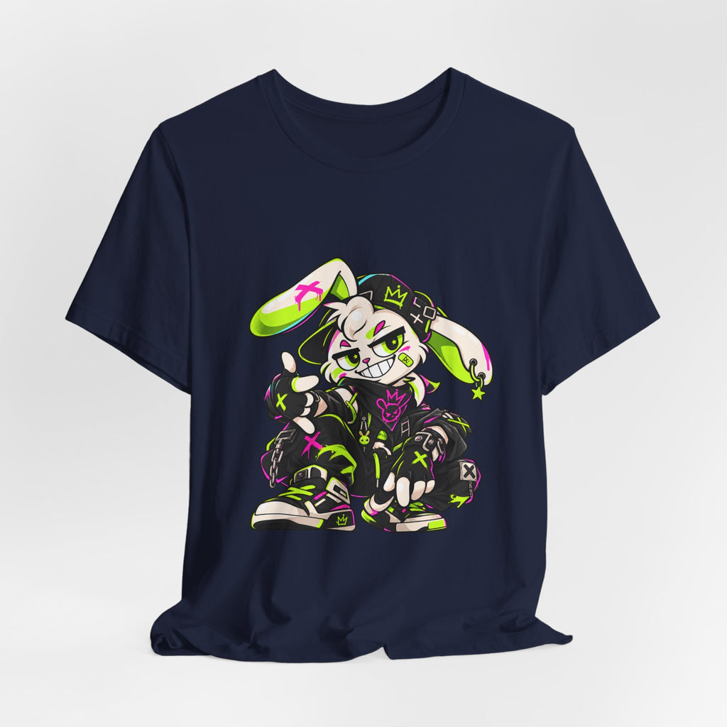 Neon Punk Bunny Premium Jersey Tee