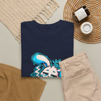 Sleepy Cyber Bunny Coffee Graphic Tee