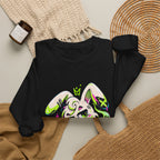 Neon Goth Bunny Crewneck Sweatshirt