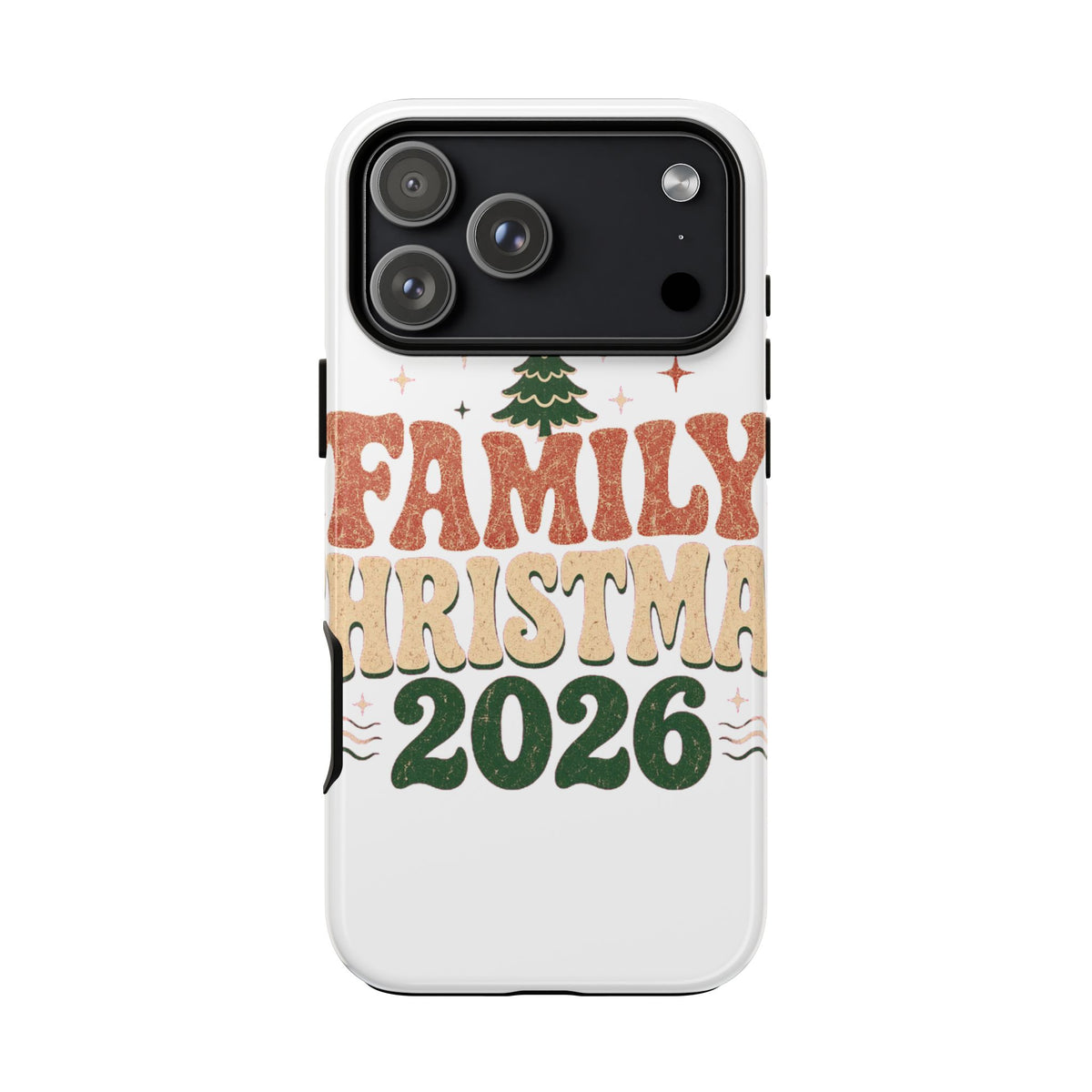 Retro Family Christmas 2026 Tough Phone Case