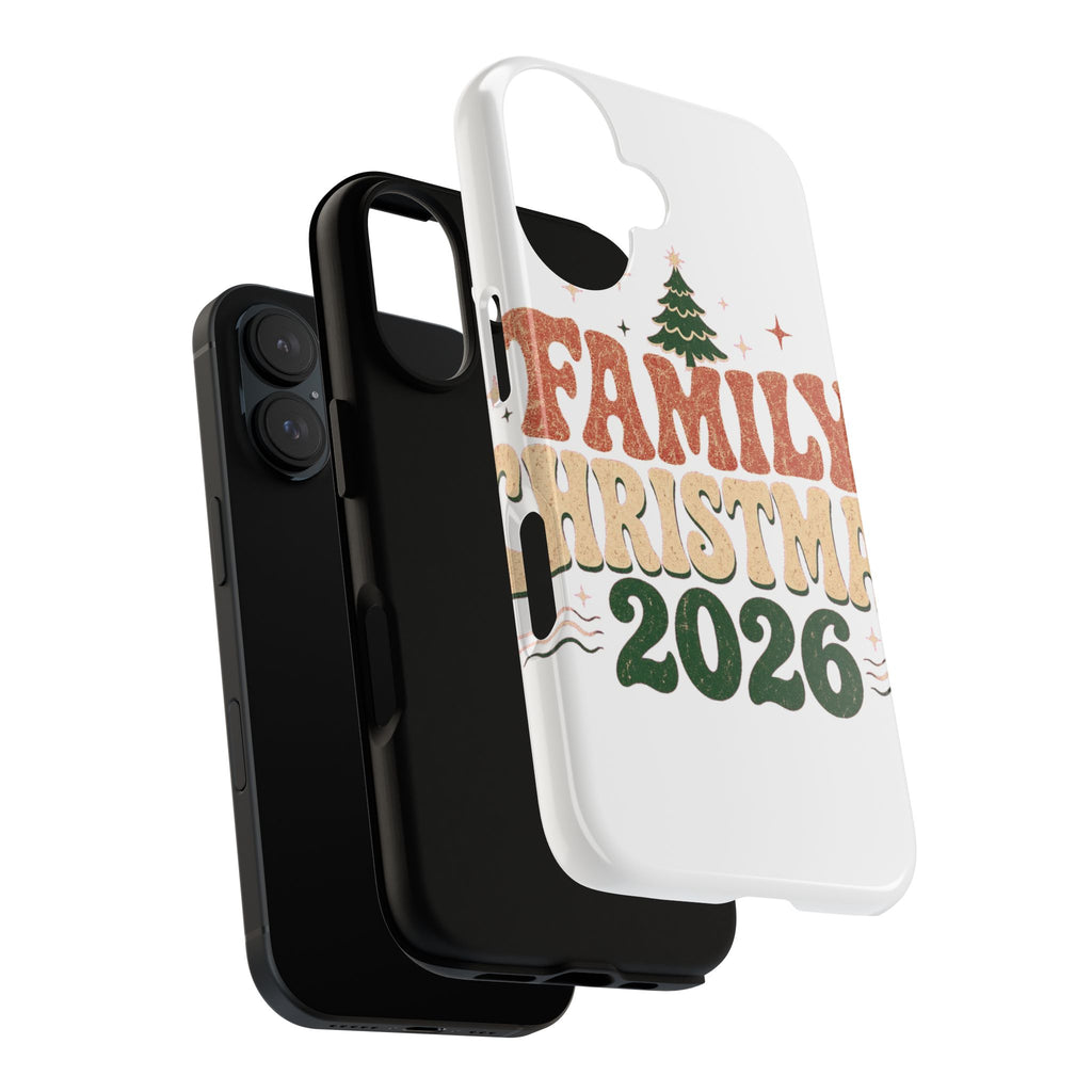 Retro Family Christmas 2026 Tough Phone Case