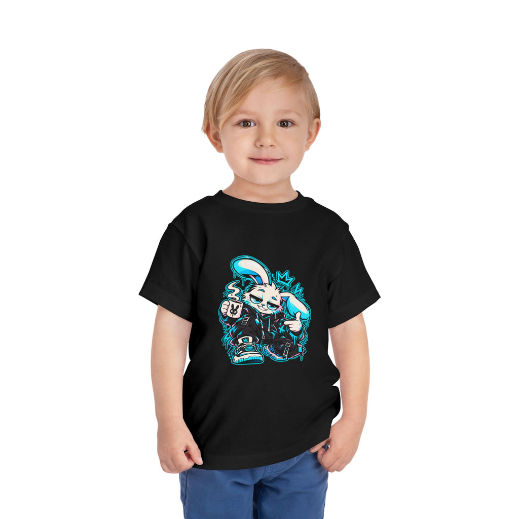 Graffiti Rabbit Coffee Toddler Tee