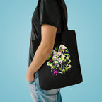 Neon Goth Bunny Cotton Tote Bag