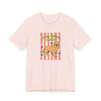 Golden Retriever Addict T-Shirt in Soft Pink