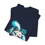 Sleepy Cyber Bunny Coffee Graphic Tee