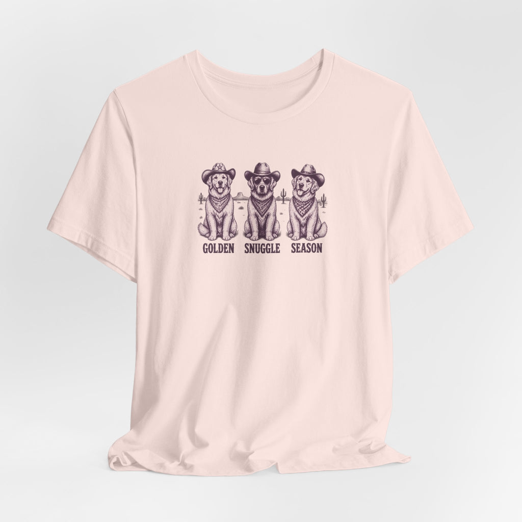 Golden Snuggle Season - Retriever Mom Tee