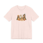 Golden Retriever Halloween Costumes Tee in Soft Pink
