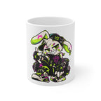 Neon Punk Bunny 11oz Mug
