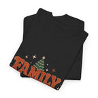 Retro Family Christmas 2026 Heavy Cotton Tee