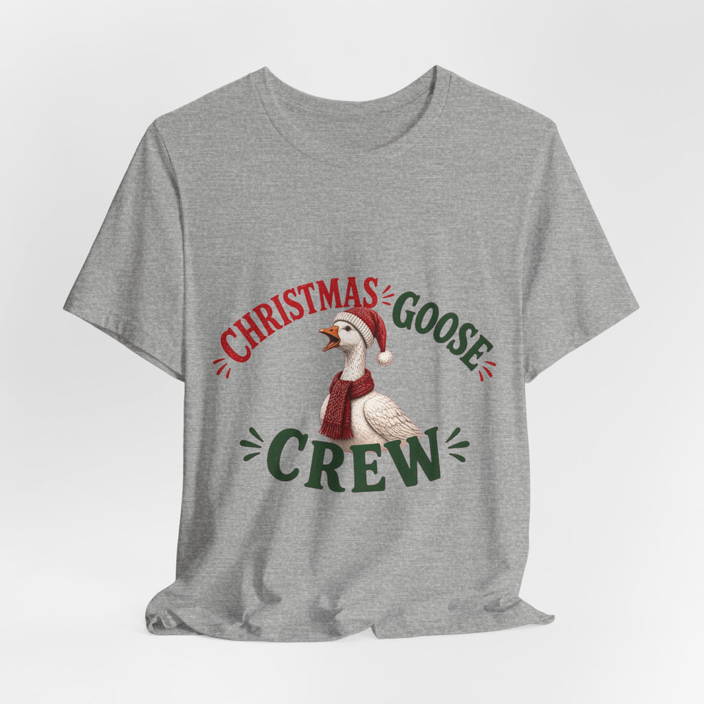 Christmas Goose Crew Premium Jersey Tee Holiday Graphic Shirt