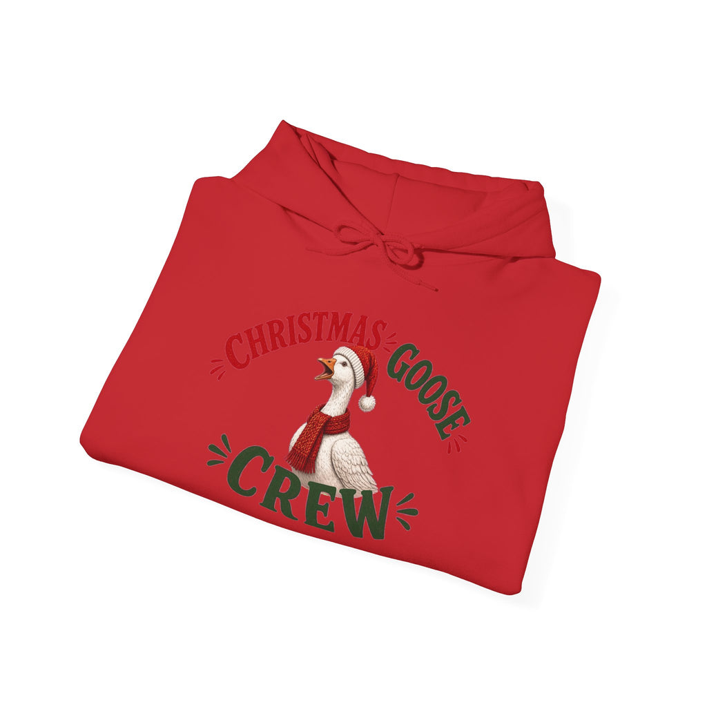 Christmas Goose Crew Hoodie Festive Goose Sweatshirt