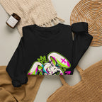 Punk Bunny Graffiti Crewneck Sweatshirt