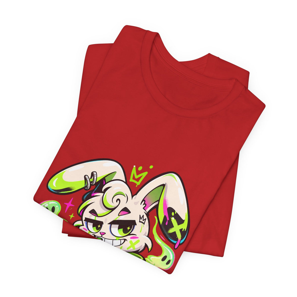 Neon Goth Bunny Premium Jersey Tee