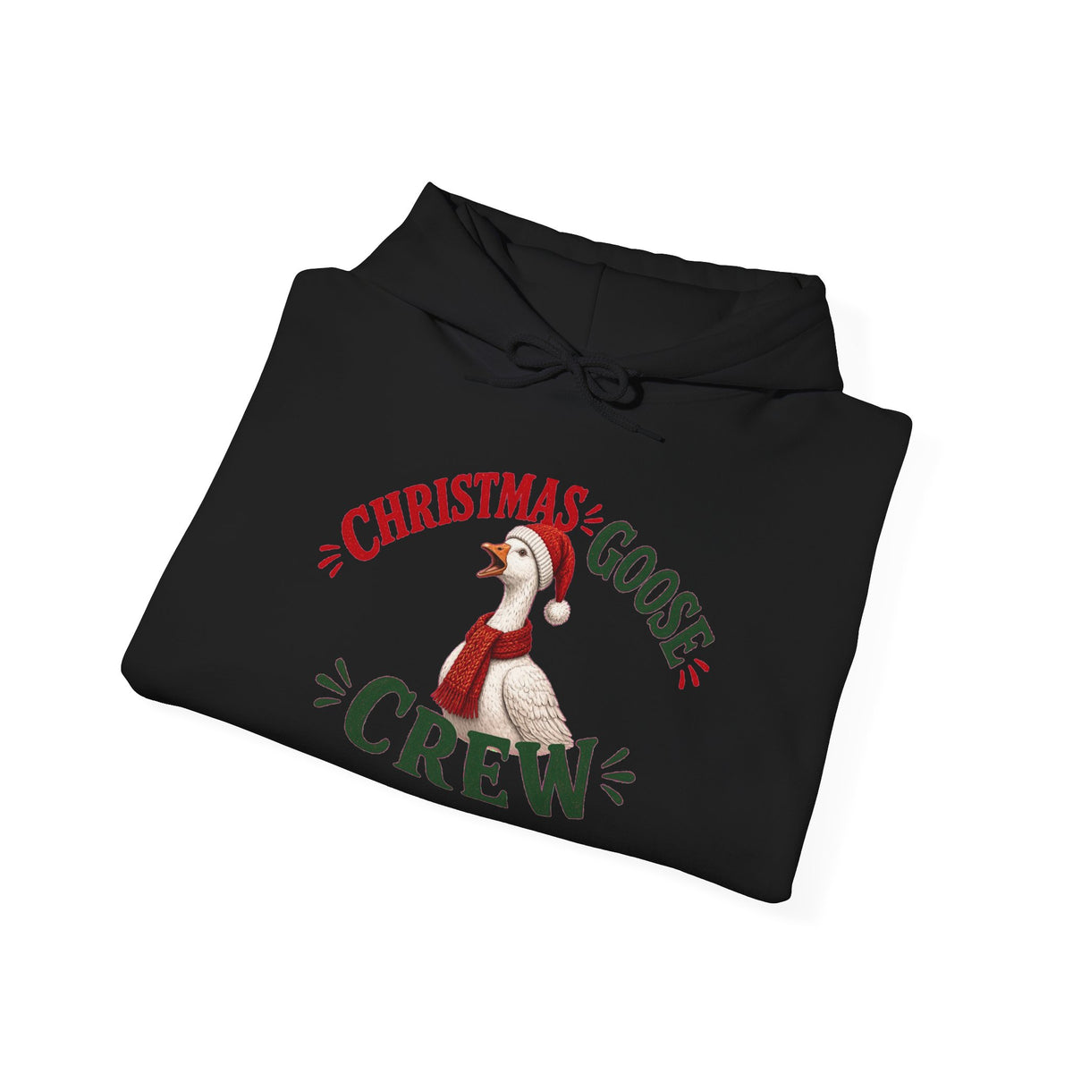 Christmas Goose Crew Hoodie Festive Goose Sweatshirt