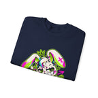 Punk Bunny Graffiti Crewneck Sweatshirt