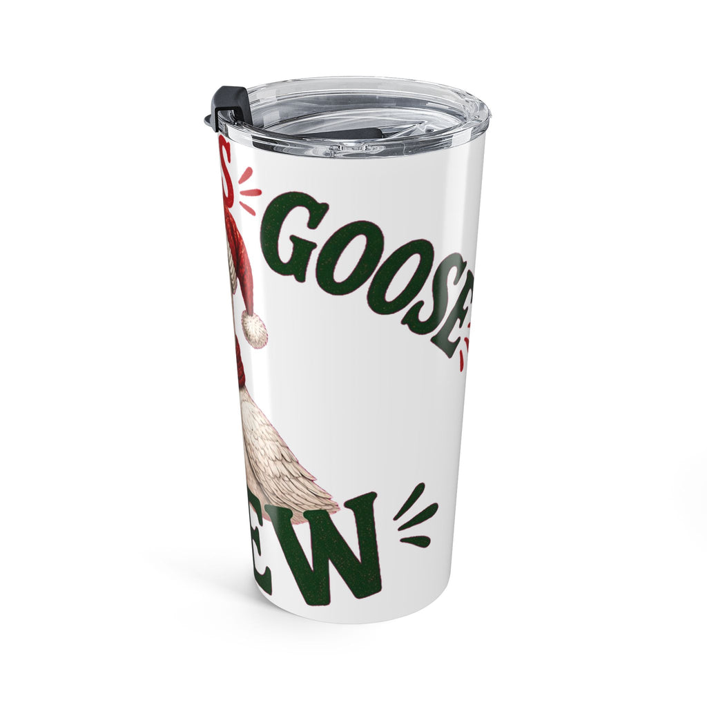Christmas Goose Crew 20oz Tumbler Festive Holiday Travel Cup