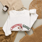 Christmas Goose Crew Crewneck Sweatshirt Cozy Holiday Gift