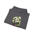 Neon Goth Bunny Hoodie