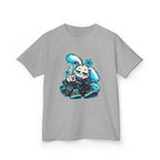 Sleepy Cyber Bunny Kids Coffee Tee