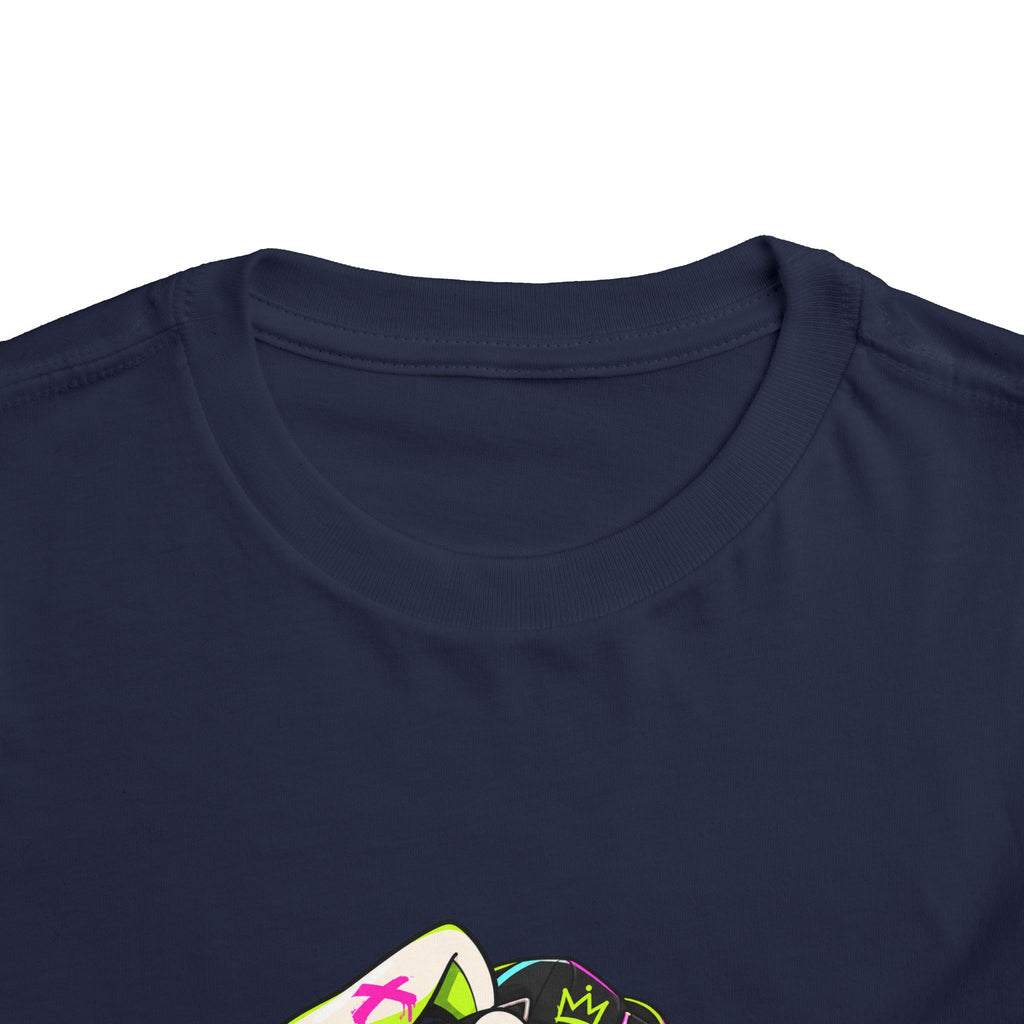 Neon Punk Bunny Toddler Tee