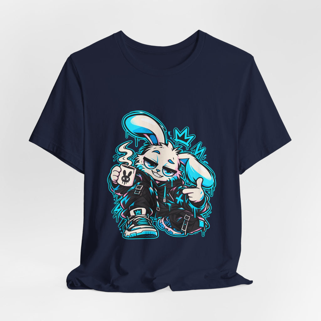 Graffiti Rabbit Coffee Premium Jersey Tee