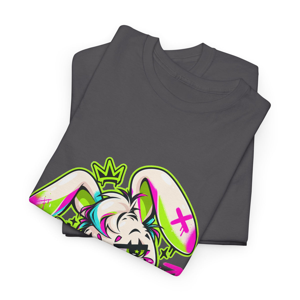 Punk Bunny Graffiti Heavy Cotton Tee