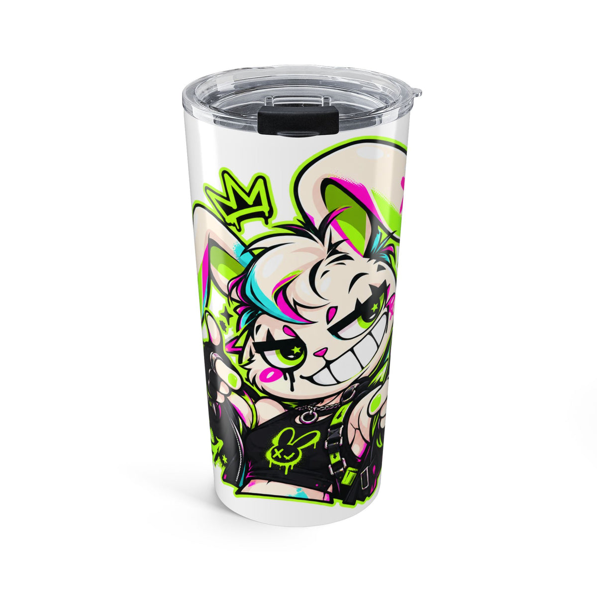 Punk Bunny Graffiti 20oz Tumbler
