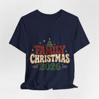 Retro Family Christmas 2026 Premium Jersey Tee