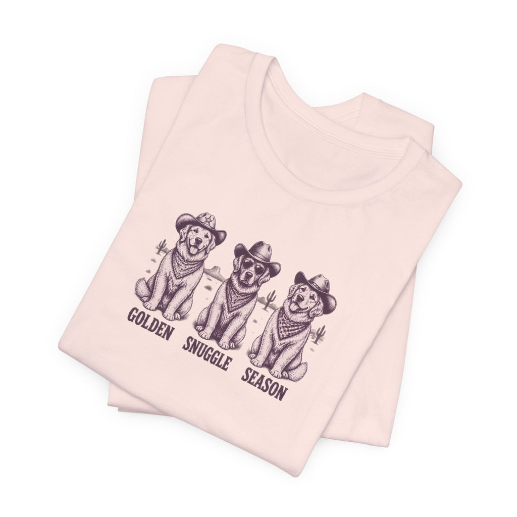 Golden Snuggle Season - Retriever Mom Tee