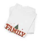 Retro Family Christmas 2026 Heavy Cotton Tee