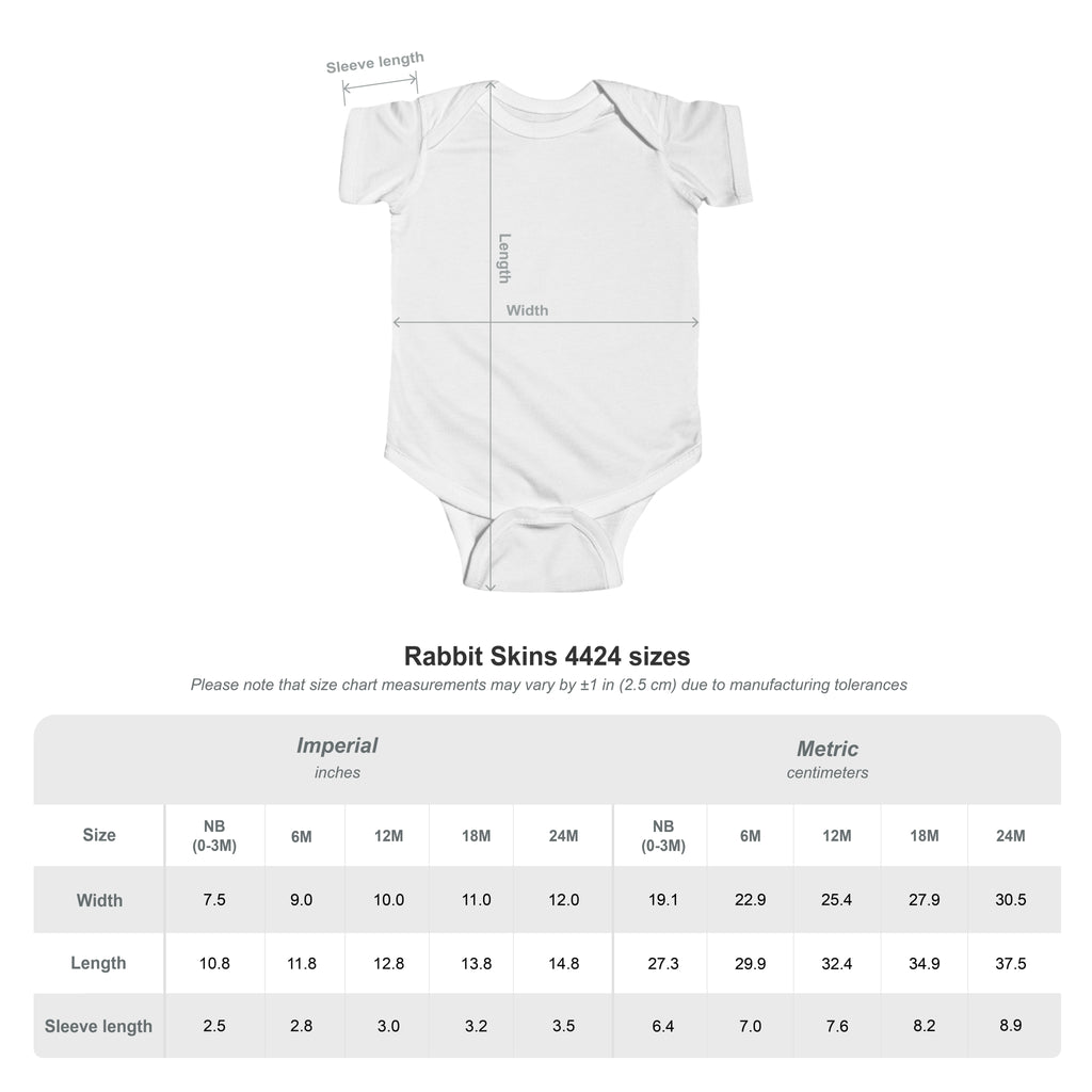 Punk Bunny Graffiti Infant Bodysuit