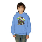 Neon Punk Bunny Kids Hoodie