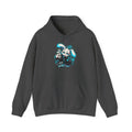Graffiti Rabbit Coffee Hoodie | Streetwear in Dark Heather