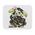Neon Punk Bunny Mouse Pad