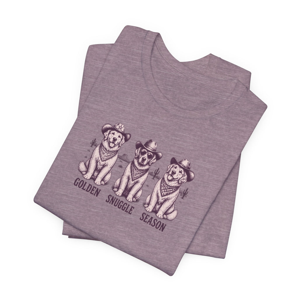 Golden Snuggle Season - Retriever Mom Tee
