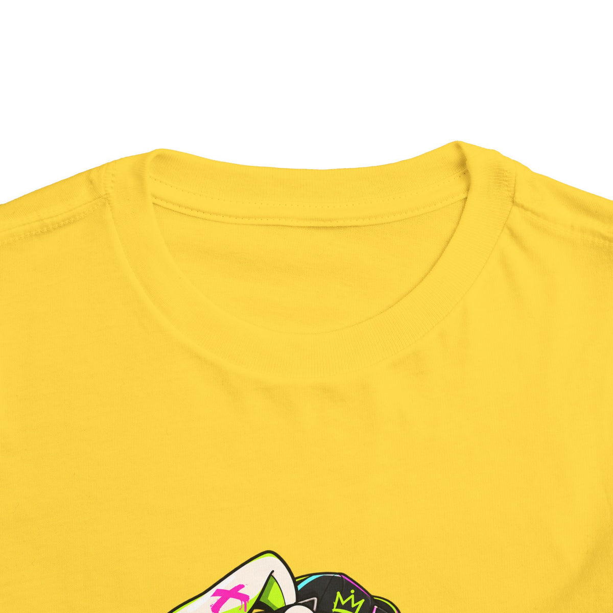 Neon Punk Bunny Toddler Tee