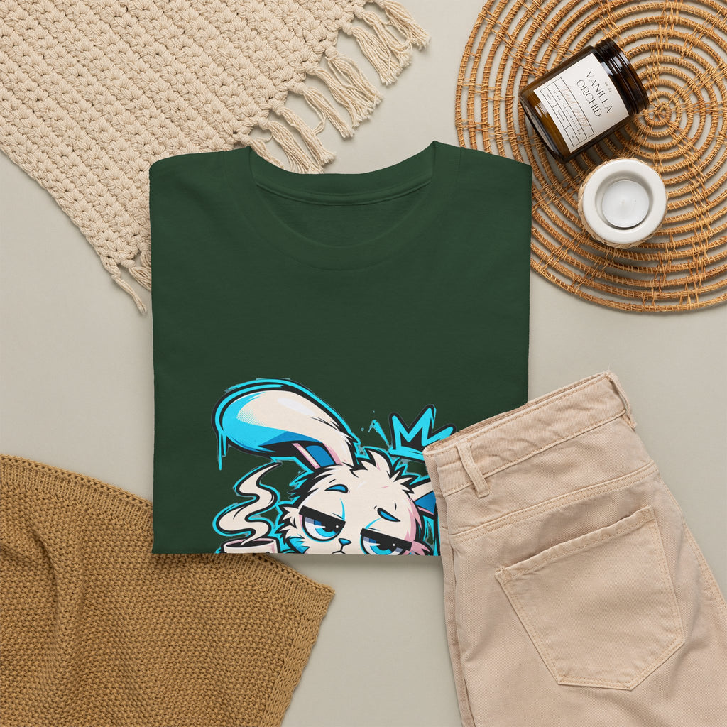 Graffiti Rabbit Coffee Tee | Streetwear Tee
