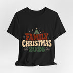 Retro Family Christmas 2026 Premium Jersey Tee