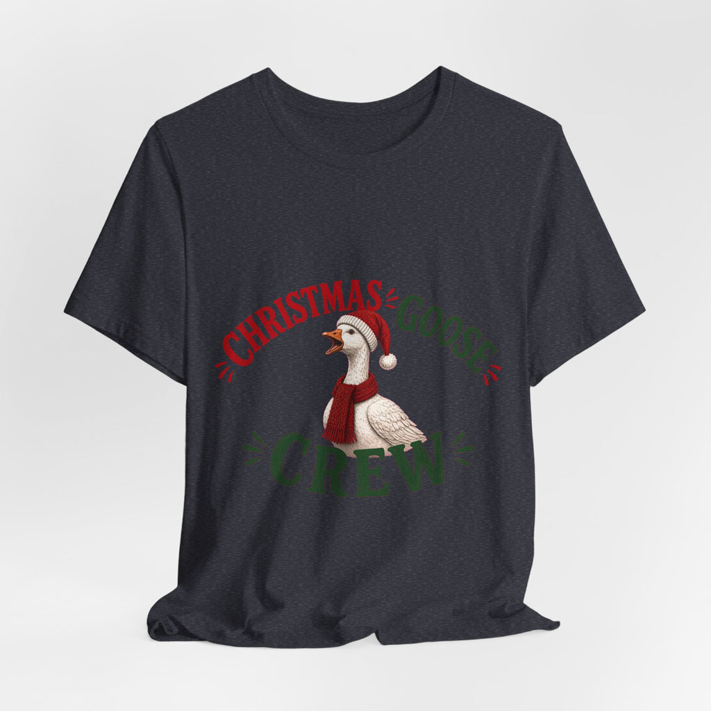 Christmas Goose Crew Premium Jersey Tee Holiday Graphic Shirt