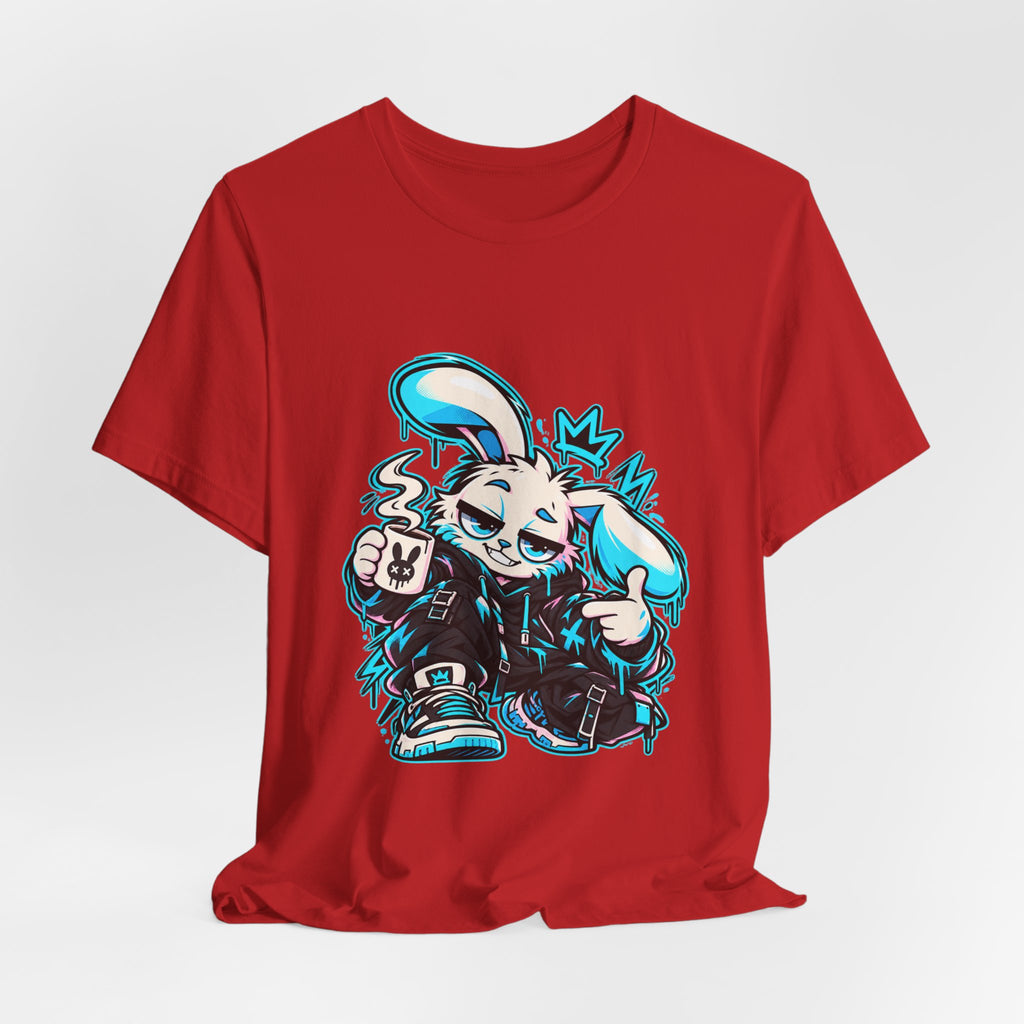 Graffiti Rabbit Coffee Premium Jersey Tee