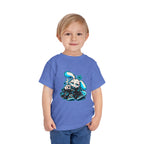 Sleepy Cyber Bunny Toddler Coffee Tee