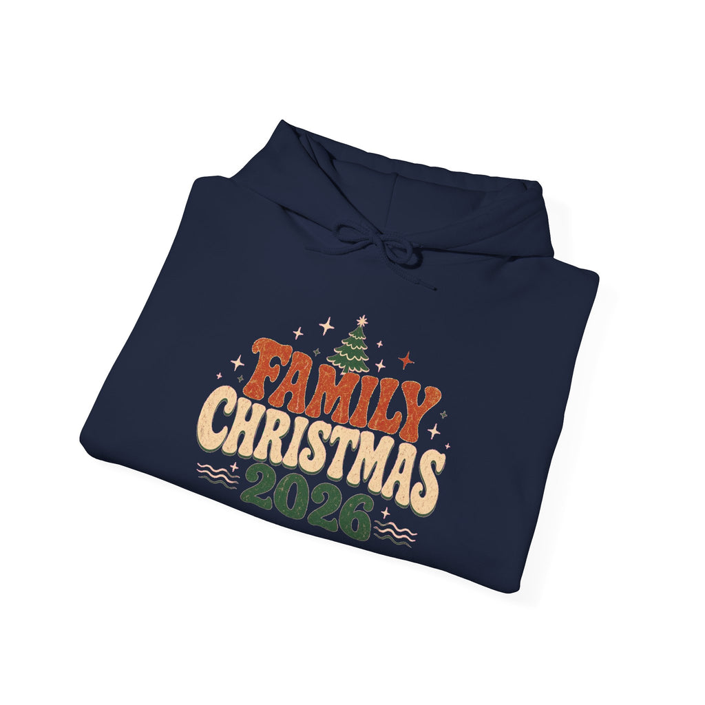 Retro Family Christmas 2026 Hoodie