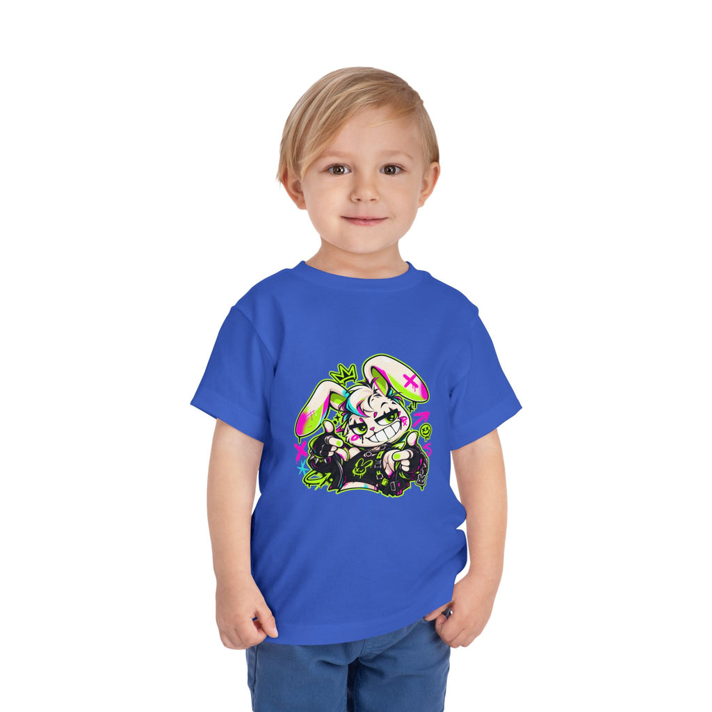 Punk Bunny Graffiti Toddler Tee