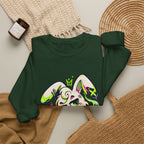 Neon Goth Bunny Crewneck Sweatshirt