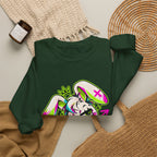 Punk Bunny Graffiti Crewneck Sweatshirt